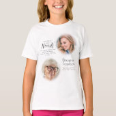 Modern Memorial before & After Photo T-Shirt (Voorkant)