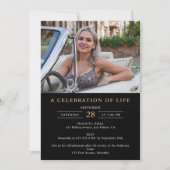 Modern Memorial / begrafenis / Viering van het lev Kaart (Voorkant)