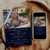 Modern Memorial / begrafenis / Viering van het lev Kaart