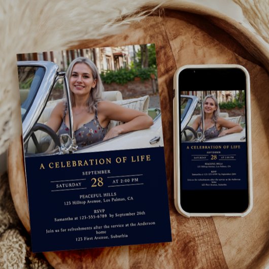 Modern Memorial / begrafenis / Viering van het lev Kaart