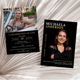 Modern Memorial / begrafenis / Viering van het lev Kaart