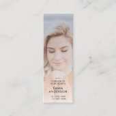 Modern Memorial | Funeral Poem Mini Bladwijzer Kaa Mini Visitekaartje (Voorkant)