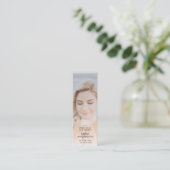 Modern Memorial | Funeral Poem Mini Bladwijzer Kaa Mini Visitekaartje (Staand voorkant)