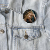 Modern Memorial Photo Keepsake Ronde Button 5,7 Cm (In situ)