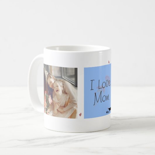 Modern Memorial Photo Moederdag Coffee Mok (Voorkant links)