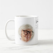 Modern Memorial voor en na foto Koffiemok (Links)