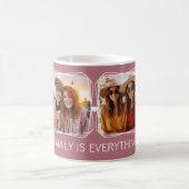 Modern Memory 6 Fotocollage Sjabloon Roze C107 Koffiemok (Center)