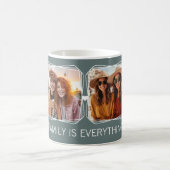 Modern Memory 6 Foto's Collage Sjabloon Grijs C13 Koffiemok (Center)