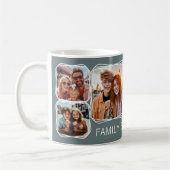 Modern Memory 6 Foto's Collage Sjabloon Grijs C13 Koffiemok (Links)