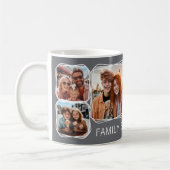 Modern Memory 6 Foto's Collage Sjabloon Grijs C19 Koffiemok (Links)