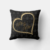 Modern meneer en mevrouw kussen (Achterkant)