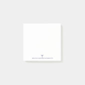 Modern Menorah Blessing Blue White Gold Graphic Post-it® Notes (Voorkant)