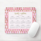 Modern Mermaid | Agenda 2018 voor Glam Roze Muismat (Met muis)