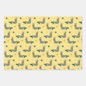 Modern Mermaid Siren Theme Illustratie Inpakpapier Vel (Voorkant)