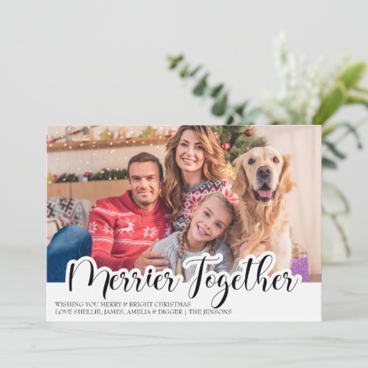 Modern Merrier Samen met één foto met briefing (Staand voorkant)