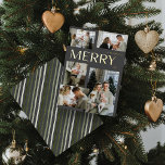 Modern Merry 5 Fotocollage Grijs Kerstgoud Folie Feestdagenkaart<br><div class="desc">Introductie van de Modern Merry 5 Photo Collage Grey Christmas Gold Foil Holiday Kaart, de belichaming van verfijning en stijl tijdens het feestseizoen. Deze elegante kaart combineert een schoon en minimaal ontwerp met precies de juiste hoeveelheid feestvreugde om zowel vrienden als familie te boeien. Het middelpunt van deze kaart is...</div>