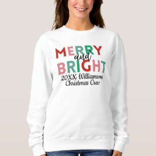 Modern Merry and Bright Colorful Typography Family Trui