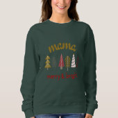 Modern Merry and Bright Family Matching T-Shirt (Voorkant)