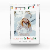 Modern Merry and Bright Holiday Fotoblokken (Voorkant)