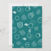 Modern Merry | BLAUWGROEN | Foto Feestdagenkaart (Achterkant)