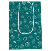 Modern Merry | BLAUWGROEN | Fotovakantie Medium Cadeauzakje (Achterkant)