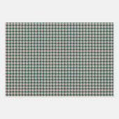 Modern Merry & Bright Kerstfeestdag Groen Roze Inpakpapier Vel (Voorkant 3)