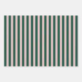 Modern Merry & Bright Kerstfeestdag Groen Roze Inpakpapier Vel (Voorkant)