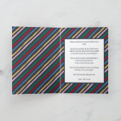 Modern Merry & Bright Kleurrijke Bright 4 Foto Kaart (Binnen)