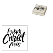 Modern Merry Christelijke Christelijke kerstbekist Rubberstempel (Gestempeld)