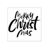 Modern Merry Christelijke Christelijke kerstbekist Rubberstempel (Afrduk)