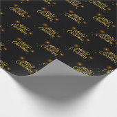 Modern Merry Christmas Cadeaupapier (Hoek)