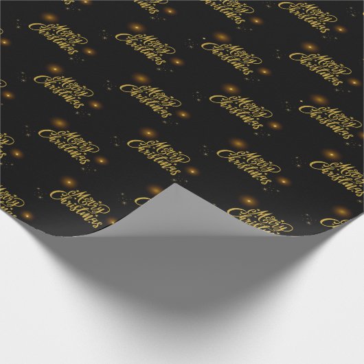 Modern Merry Christmas Cadeaupapier (Hoek)