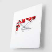 **MODERN MERRY CHRISTMAS* CHRISTMAS CLOCK VIERKANTE KLOK (Hoek)