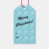 Modern Merry Christmas Gift Labels Cadeaulabel (Voorkant)