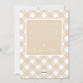 Modern Merry Christmas Minimal 1 foto Beige Feestdagenkaart (Achterkant)