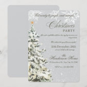 Modern Merry Christmas Party  Kaart (Voorkant / Achterkant)