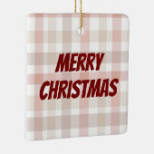 Modern Merry Christmas Text | Christmas Ornament (Rechts)