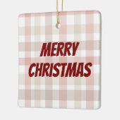 Modern Merry Christmas Text | Christmas Ornament (Links)