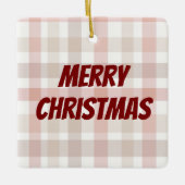 Modern Merry Christmas Text | Christmas Ornament (Voorkant)