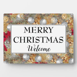 Modern MERRY CHRISTMAS Welkom Fotoplaat