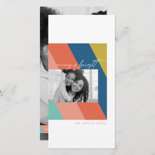 Modern Merry en Bright Flat Kaart