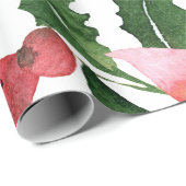 Modern Merry en helder script wrapping papier (Rol Hoek)