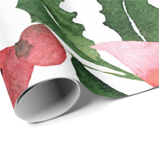 Modern Merry en helder script wrapping papier (Rol Hoek)