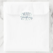 Modern Merry Everything Brush Swirl Sticker (Tas)
