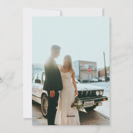 Modern Merry Holiday ontwerp Feestdagenkaart (Achterkant)