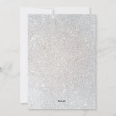 Modern Merry kerstfoto grijs Feestdagenkaart (Achterkant)