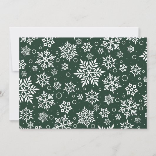 Modern Merry | Kerstfotocollage Feestdagenkaart (Achterkant)