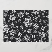 Modern Merry | Kerstfotocollage Folie Feestdagenkaart (Achterkant)