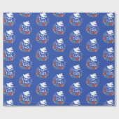 Modern Merry Kerstmis Cadeaupapier (Vlak)