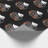 Modern Merry Kerstmis Cadeaupapier (Hoek)